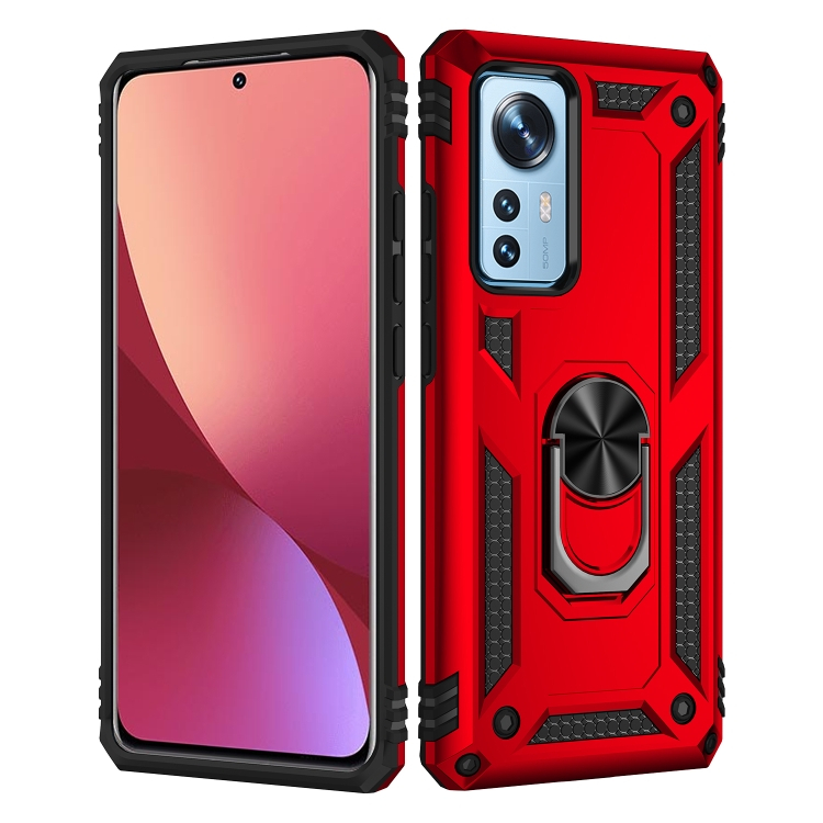 RING Xiaomi 12 / Xiaomi 12X piros védőburkolat termék 2. képe