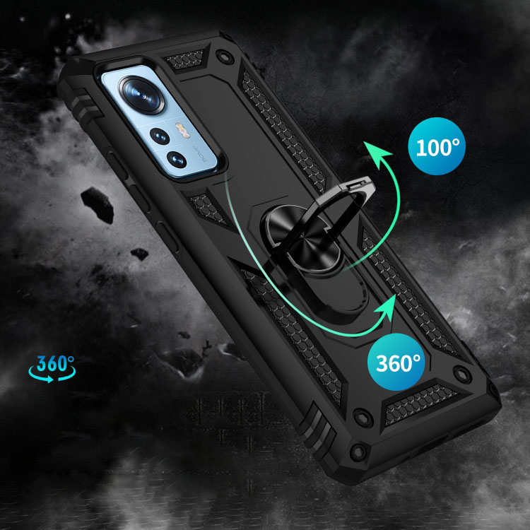 RING Védőburkolat Xiaomi 12 / Xiaomi 12X fekete termék 2. képe
