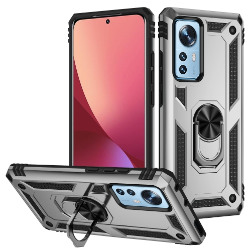 RING Védőtok Xiaomi 12 / Xiaomi 12X ezüsthöz akciós termékkép 1