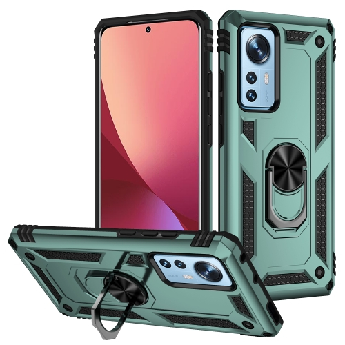 RING Védőburkolat Xiaomi 12 / Xiaomi 12X zöld akciós termékkép 1