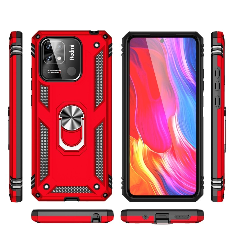 RING Védőtok Xiaomi Redmi 10C piroshoz termék 2. képe