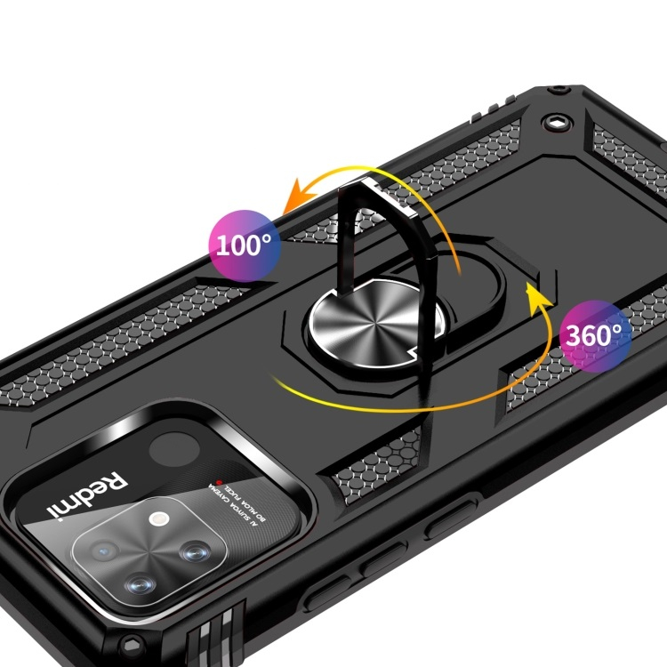 RING Védőburkolat Xiaomi Redmi 10C fekete termék 2. képe