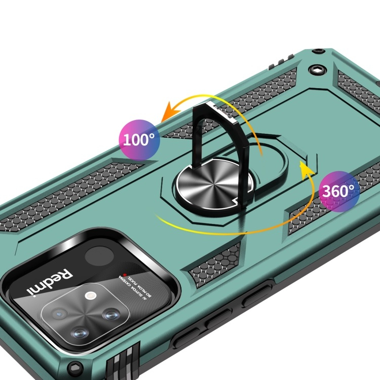 RING Védőtok Xiaomi Redmi 10C zöld termék 2. képe