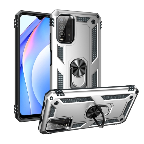 RING Védőtok Xiaomi Redmi 9T ezüsthöz akciós termékkép 1