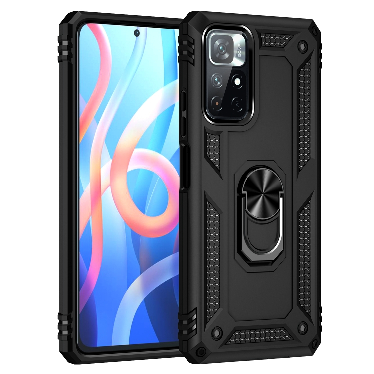 RING Védőburkolat Xiaomi Poco M4 Pro 5G / Redmi Note 11S 5G fekete termék 2. képe