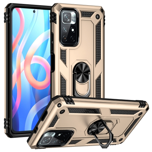 RING Védőtok Xiaomi Poco M4 Pro 5G / Redmi Note 11S 5G arany akciós termékkép 1