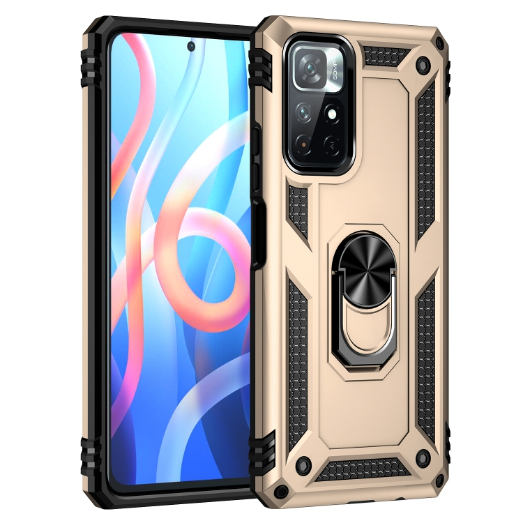 RING Védőtok Xiaomi Poco M4 Pro 5G / Redmi Note 11S 5G arany termék 2. képe