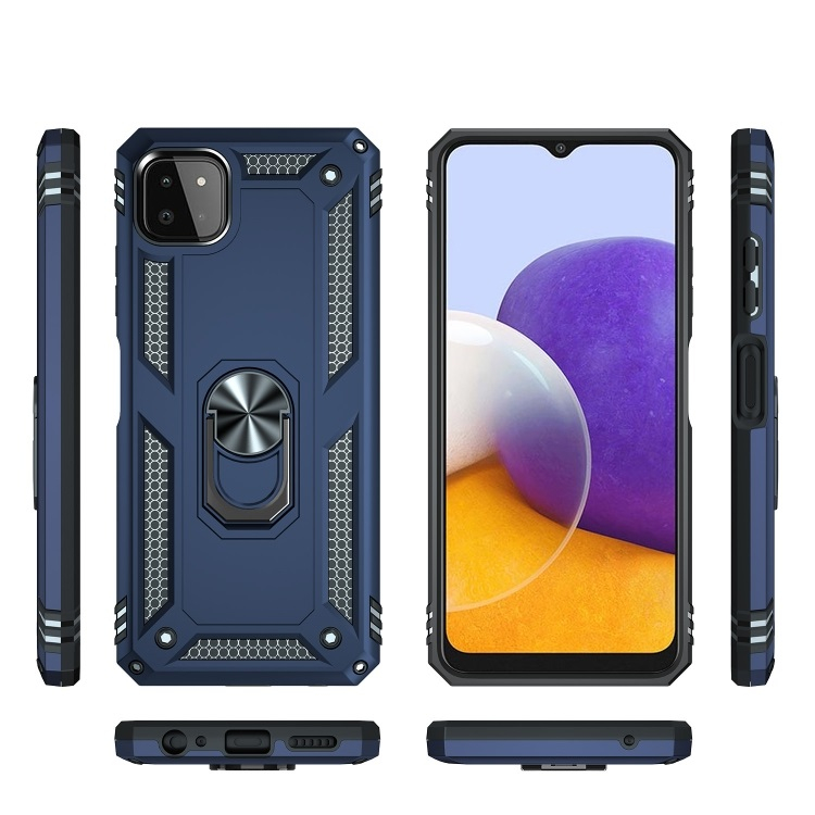 RING Védőburkolat Samsung Galaxy A22 5G kék termék 2. képe
