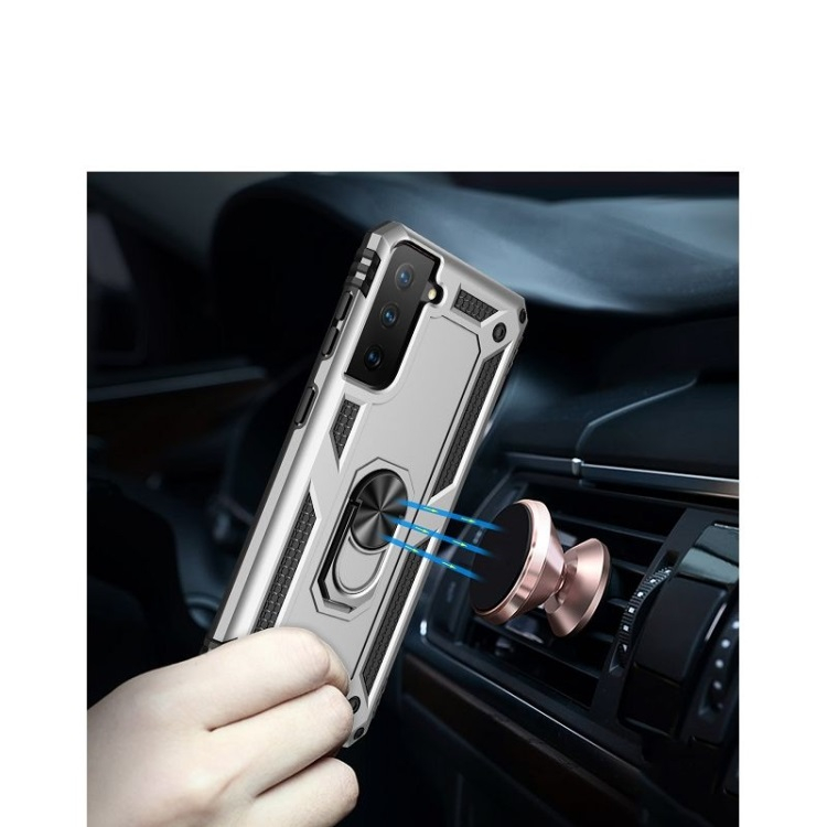 RING Védőburkolat Samsung Galaxy S21 FE 5G ezüst termék 2. képe