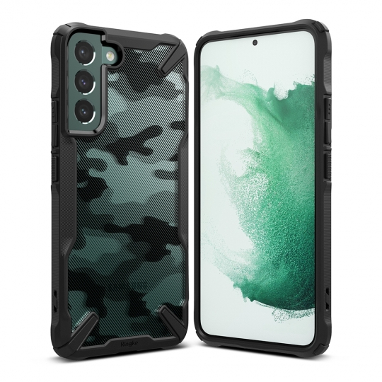 RINGKE FUSION X Kryt Samsung Galaxy S22 Plus 5G CAMO-hoz akciós termékkép 1