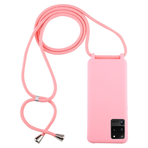 ROPE Huzat húzózsinórral Samsung Galaxy S20 Ultra rózsaszín akciós termékkép 1