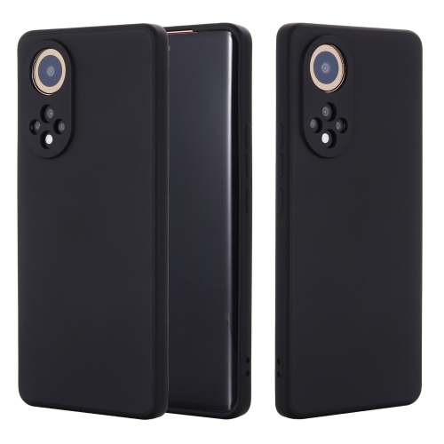 RUBBER Gumi borítás Huawei Nova 9 fekete akciós termékkép 1