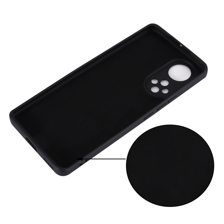 RUBBER Gumi borítás Huawei Nova 9 fekete termék 2. képe