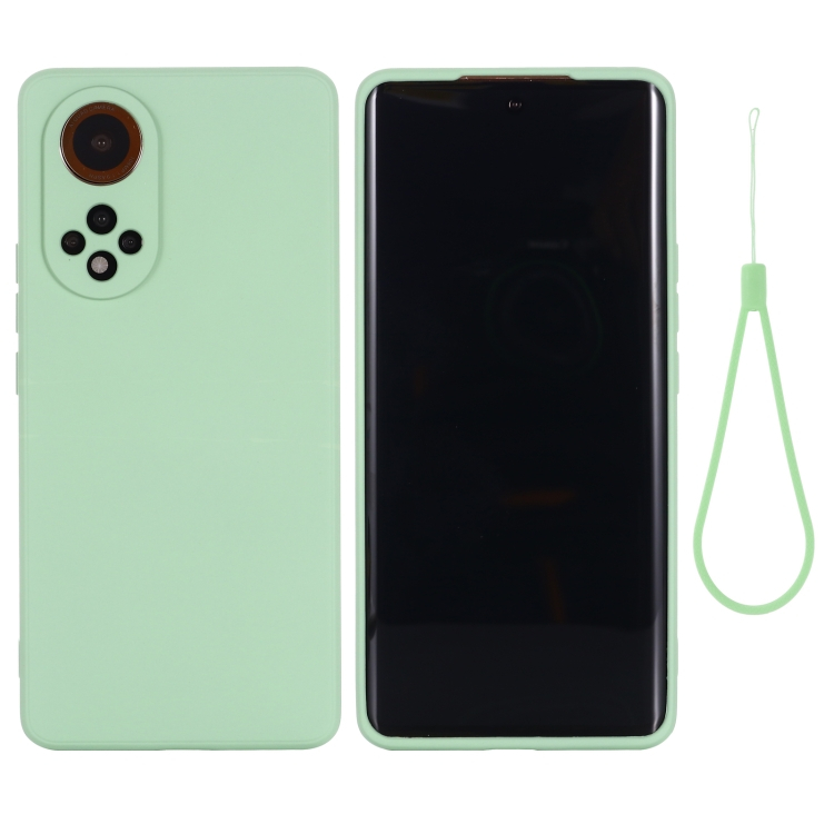 RUBBER Gumi borítás Huawei Nova 9 zöld termék 2. képe