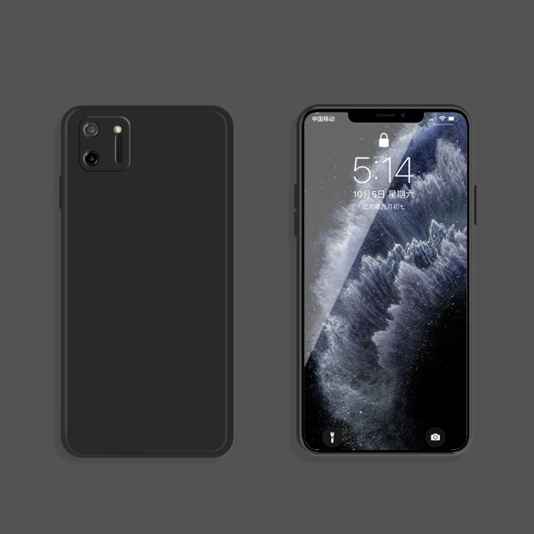 RUBBER Gumi borítás Realme C11 fekete akciós termékkép 1