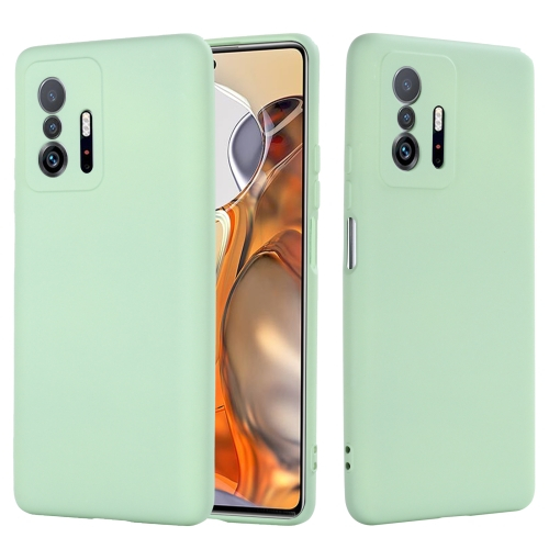 RUBBER Gumi borítás Xiaomi 11T zöld akciós termékkép 1