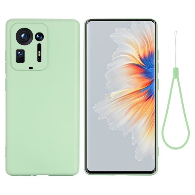 RUBBER Gumi borítás Xiaomi Mix 4 zöld termék 2. képe