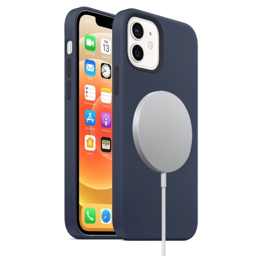 RUBBER MAGSAFE tok Apple iPhone 12 mini sötétkék akciós termékkép 1