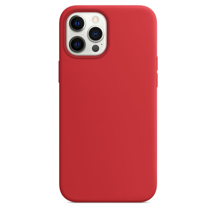 RUBBER MAGSAFE borító Apple iPhone 12 Pro Max piros termék 2. képe