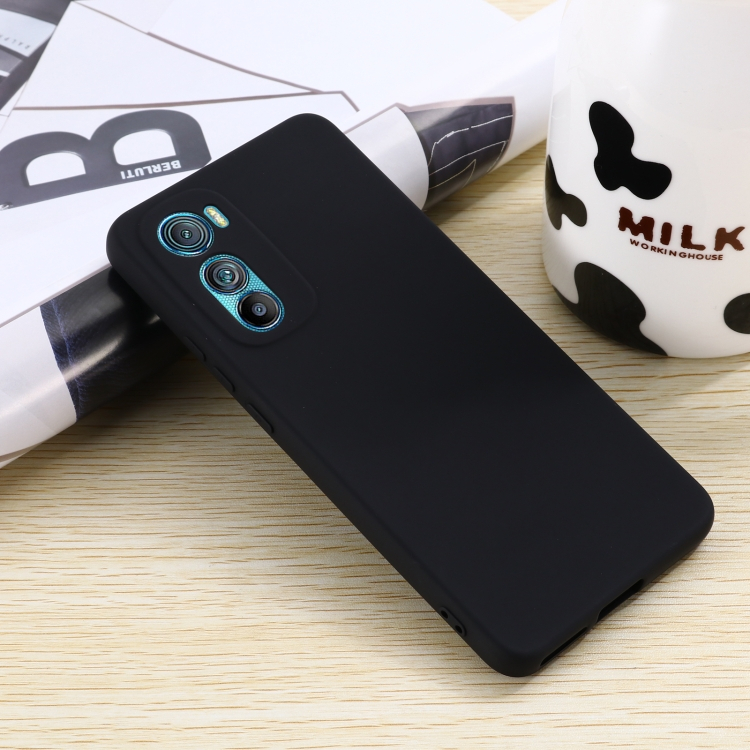 RUBBER Védőburkolat Motorola Edge 30 fekete termék 2. képe