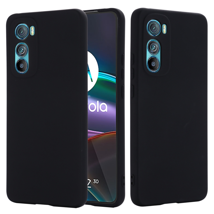 RUBBER Védőburkolat Motorola Edge 30 fekete akciós termékkép 1