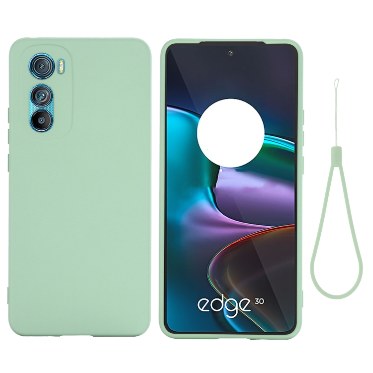 RUBBER Védőburkolat Motorola Edge 30 zöld termék 2. képe