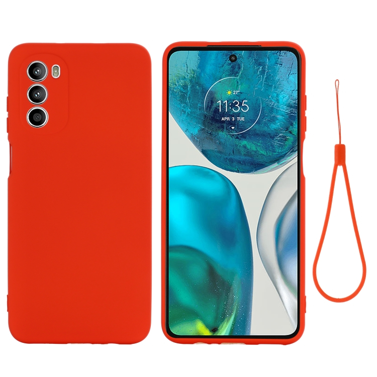RUBBER Védőburkolat Motorola Moto G52 / G82 5G piros termék 2. képe