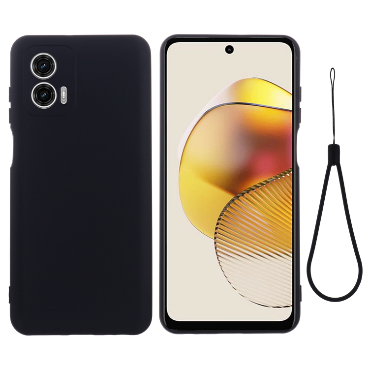 RUBBER védőburkolat Motorola Moto G53 5G fekete akciós termékkép 1