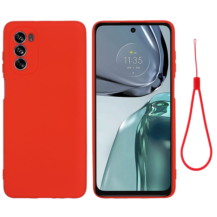 RUBBER Motorola Moto G62 5G védőburkolat piros akciós termékkép 1