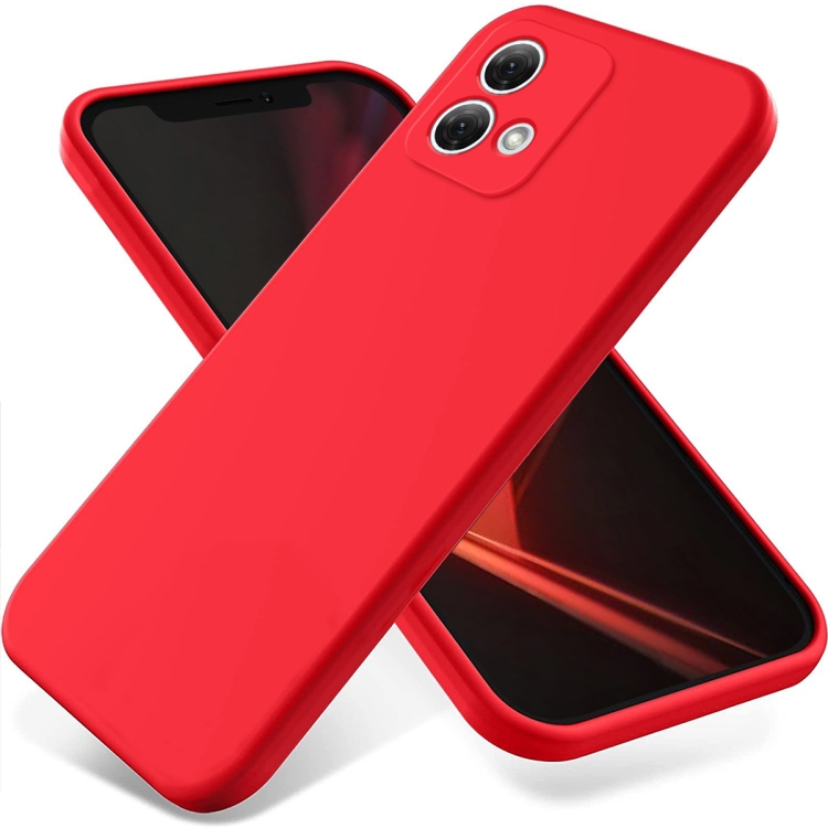 RUBBER Motorola Moto G84 5G védőburkolat piros akciós termékkép 1