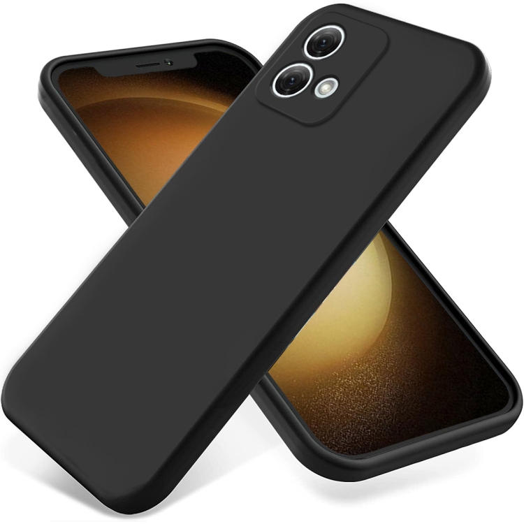 RUBBER Motorola Moto G84 5G védőburkolat fekete akciós termékkép 1