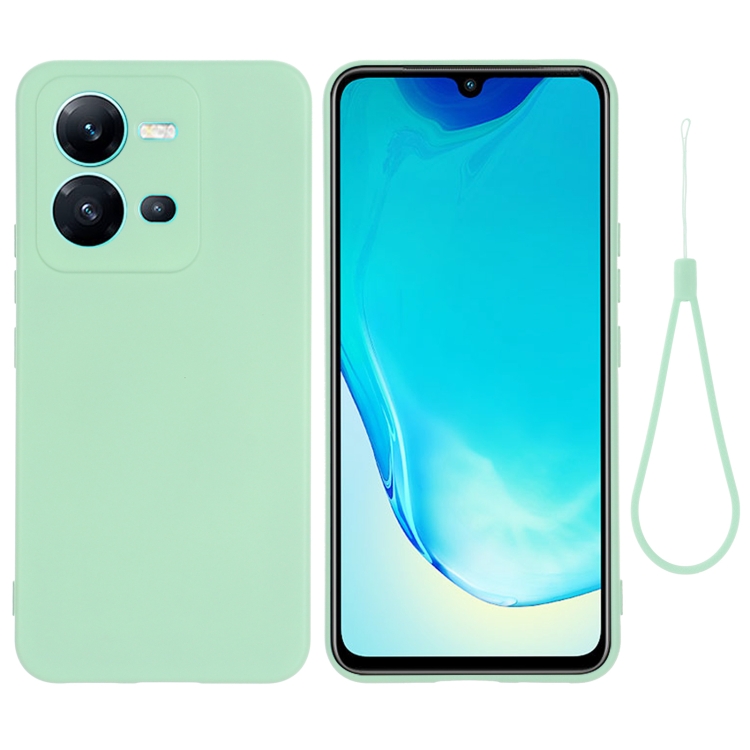 RUBBER Vivo X80 Lite 5G zöld védőburkolat akciós termékkép 1