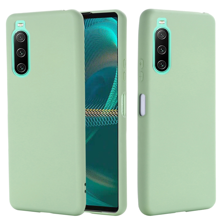 RUBBER Védőburkolat Sony Xperia 10 IV 5G zöld akciós termékkép 1