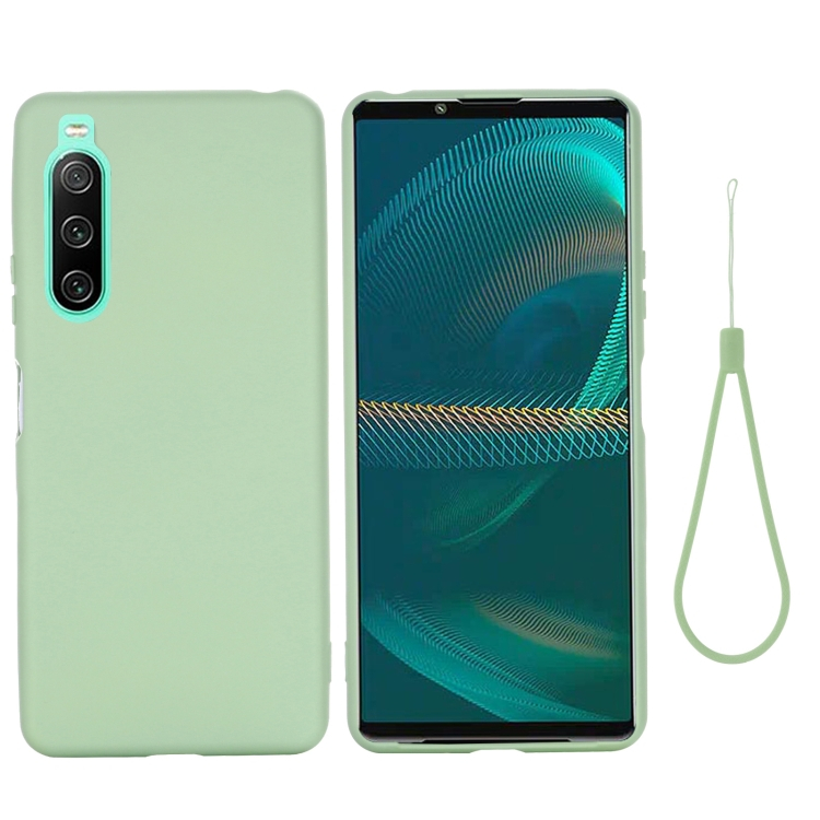 RUBBER Védőburkolat Sony Xperia 10 IV 5G zöld termék 2. képe