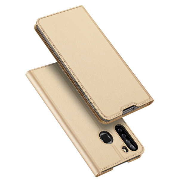 DUX pénztárcavédő Samsung Galaxy A21 arany akciós termékkép 1