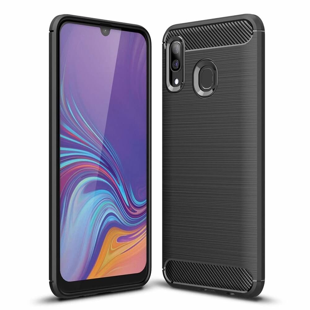 FLEXI TPU tok Samsung Galaxy A30 fekete akciós termékkép 1