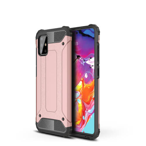 TOUGH Védőburkolat Samsung Galaxy A51 rózsaszín akciós termékkép 1