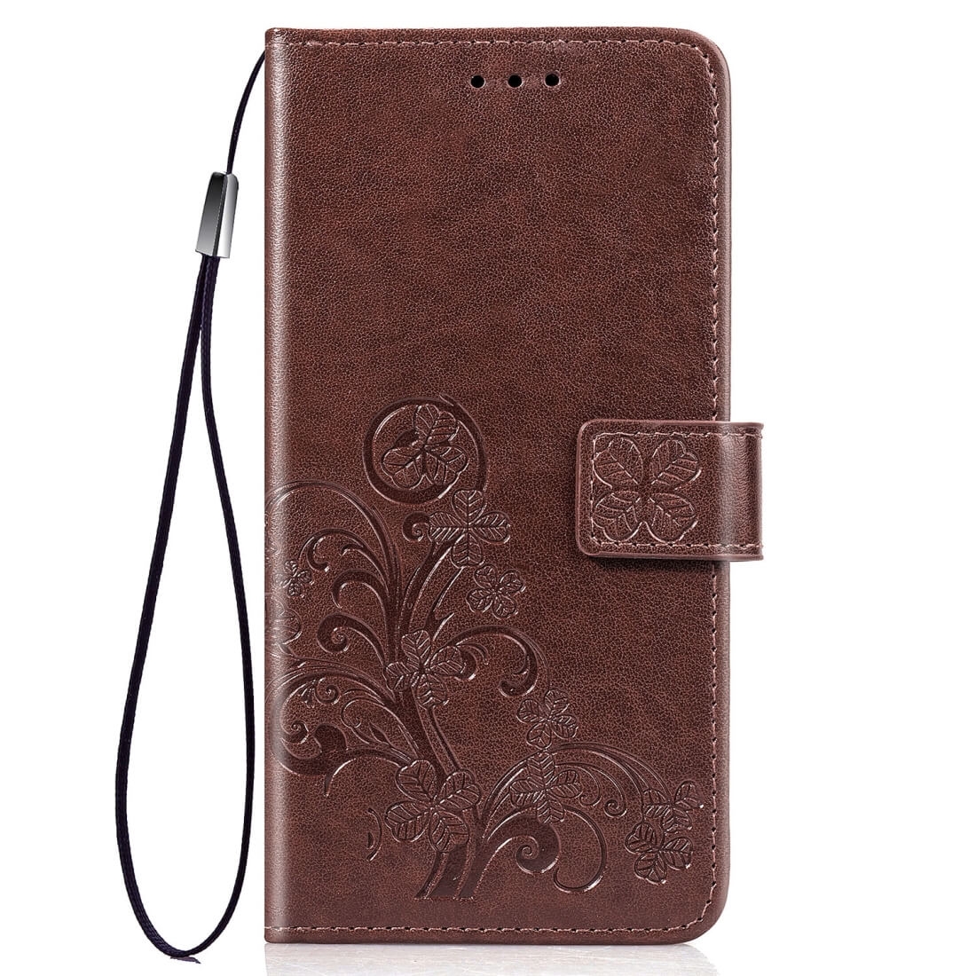 ART Wallet tok Samsung Galaxy A50 FLOWER S barna termék 2. képe
