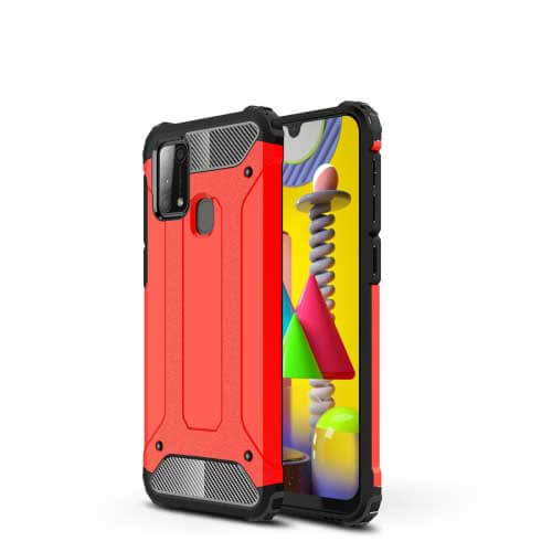 TOUGH Védőburkolat Samsung Galaxy M31 piros akciós termékkép 1