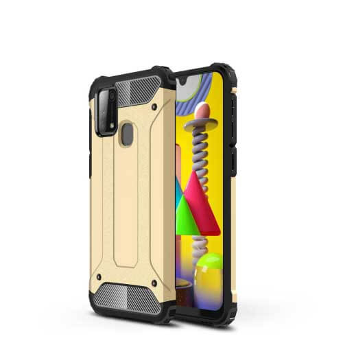 TOUGH Védőburkolat Samsung Galaxy M31 arany akciós termékkép 1