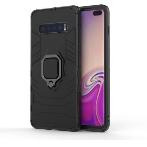 STRONG Samsung Galaxy S10 védőtok fekete akciós termékkép 1