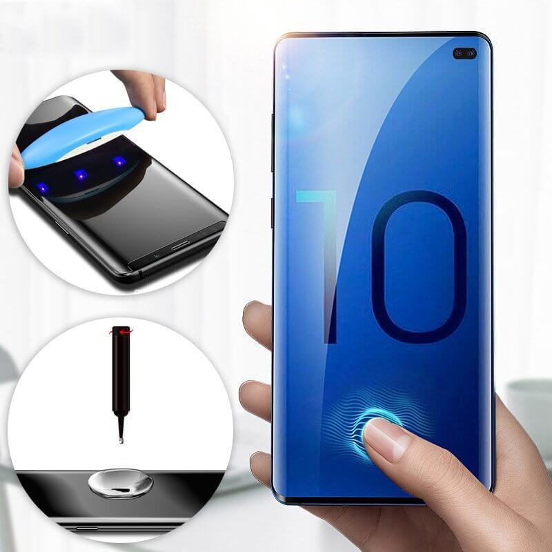 UV edzett üveg Samsung Galaxy S10 Plus akciós termékkép 1
