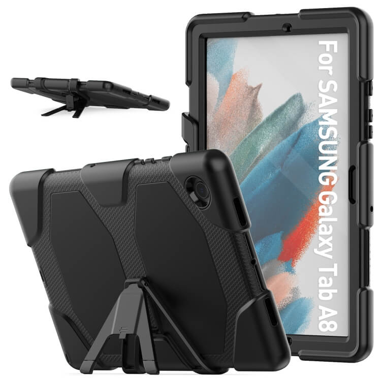 SZUPER TOUGH tok Samsung Galaxy Tab A8 (SM-X205 / SM-X200) fekete akciós termékkép 1