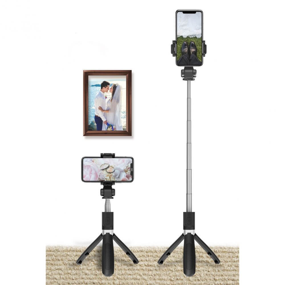 L01S Univerzális selfie fekete állvánnyal termék 2. képe