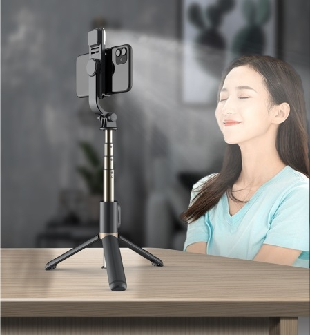Q03S Bluetooth selfie bot könnyű fehér termék 2. képe