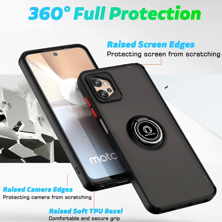 SHADOW Védőburkolat tartóval Motorola Moto G32 kék termék 2. képe