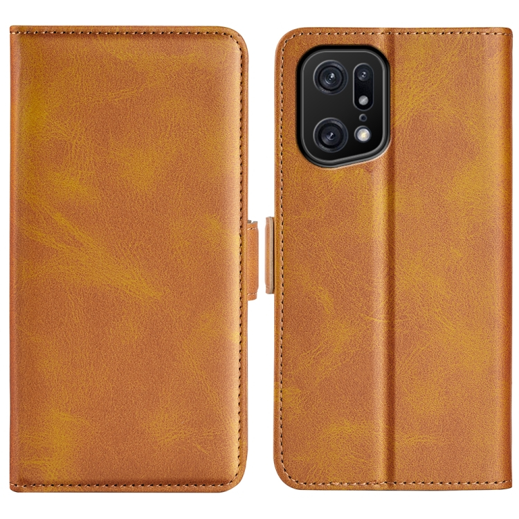 SIDE Wallet tok Oppo Find X5 Pro világosbarna akciós termékkép 1