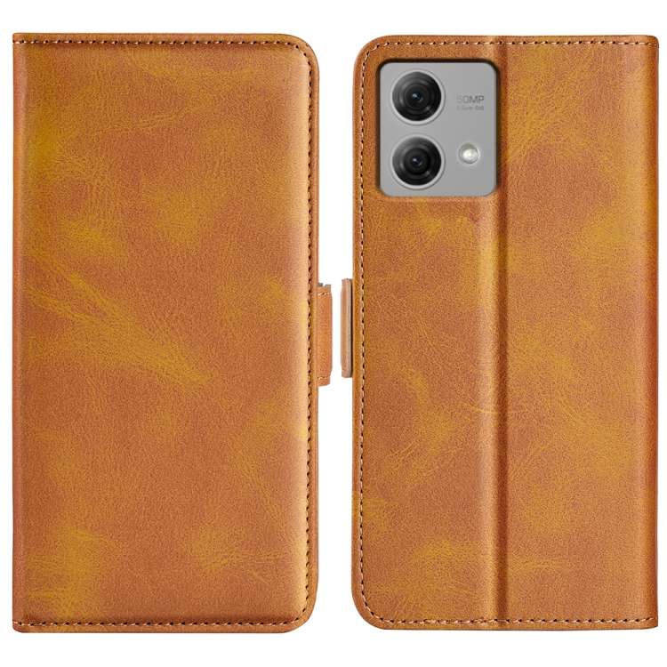 SIDE Wallet tok Motorola Moto G84 5G világosbarna akciós termékkép 1