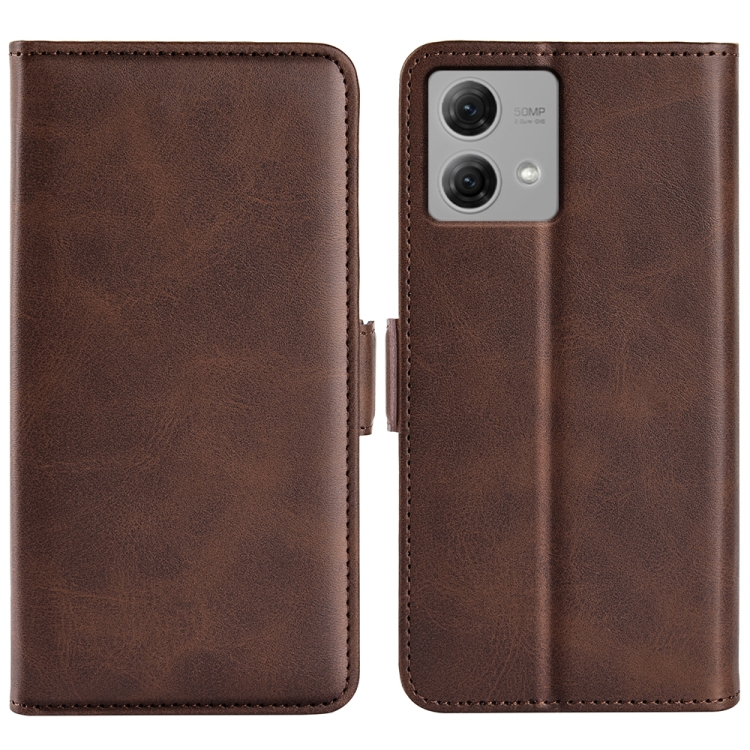 SIDE Wallet tok Motorola Moto G84 5G sötétbarna akciós termékkép 1
