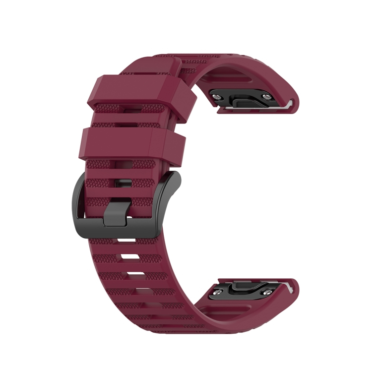 SZILIKON pánt Garmin Fenix 3 / 3HR / 5X / 5 Plus / 6X / 6X Pro bordó termék 2. képe